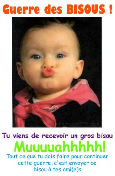 la guerre des bisous