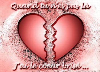 j'ai le coeur brisé