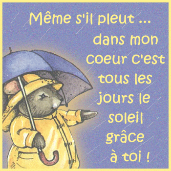 la pluie et le soleil